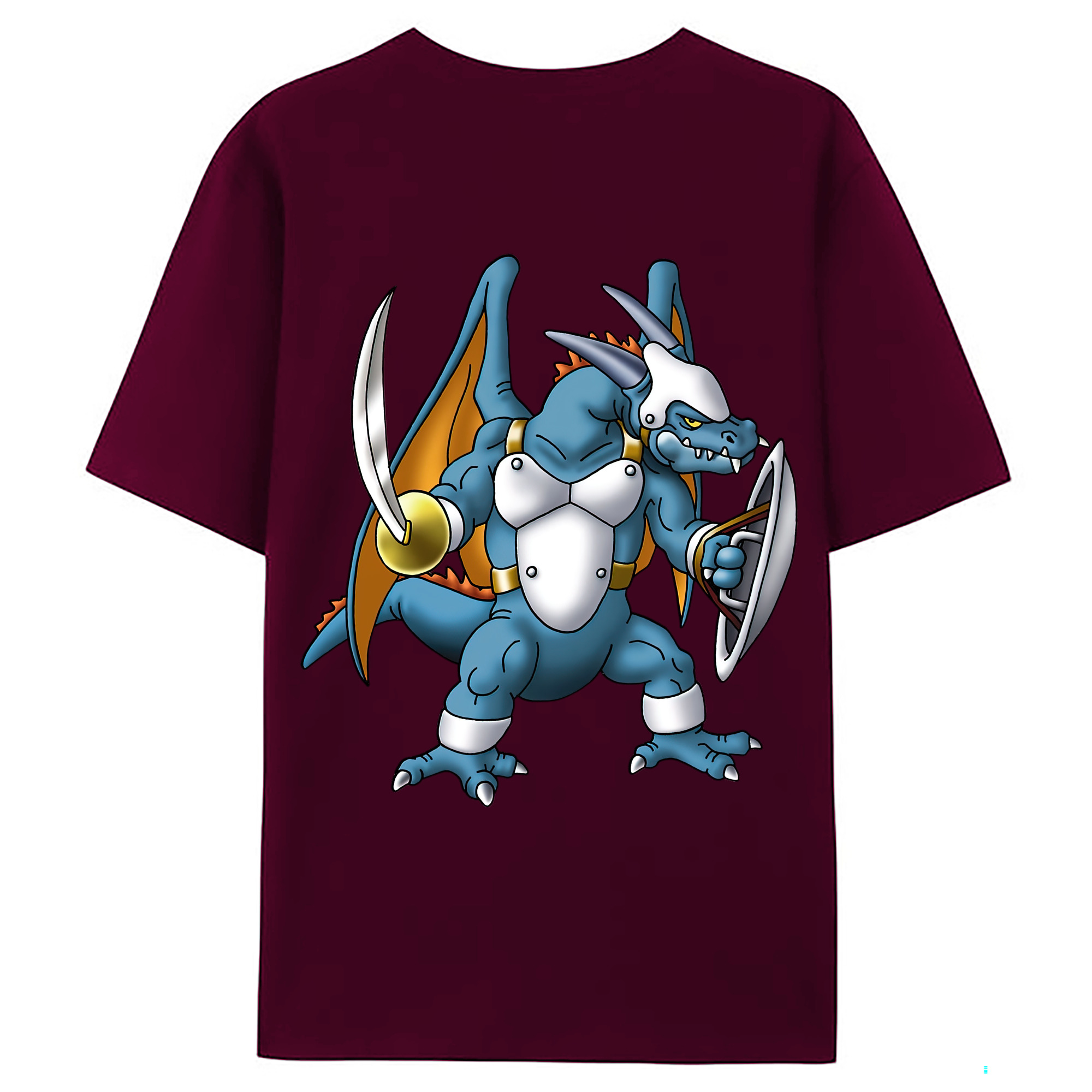 （画像用） ドラゴンクエスト Doragon Kuesuto Dragon Quest レディース半袖Tシャツ(バックプリント)